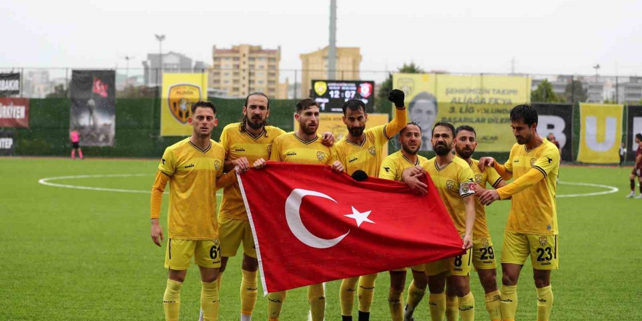 Aliağaspor FK’dan farklı galibiyet