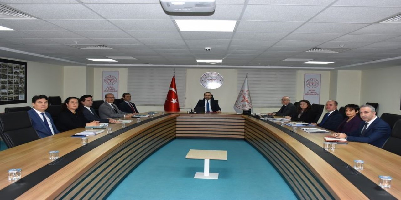 Aydın İl Sağlık Müdürü Şenkul, kurum içi ilk toplantısını gerçekleştirdi