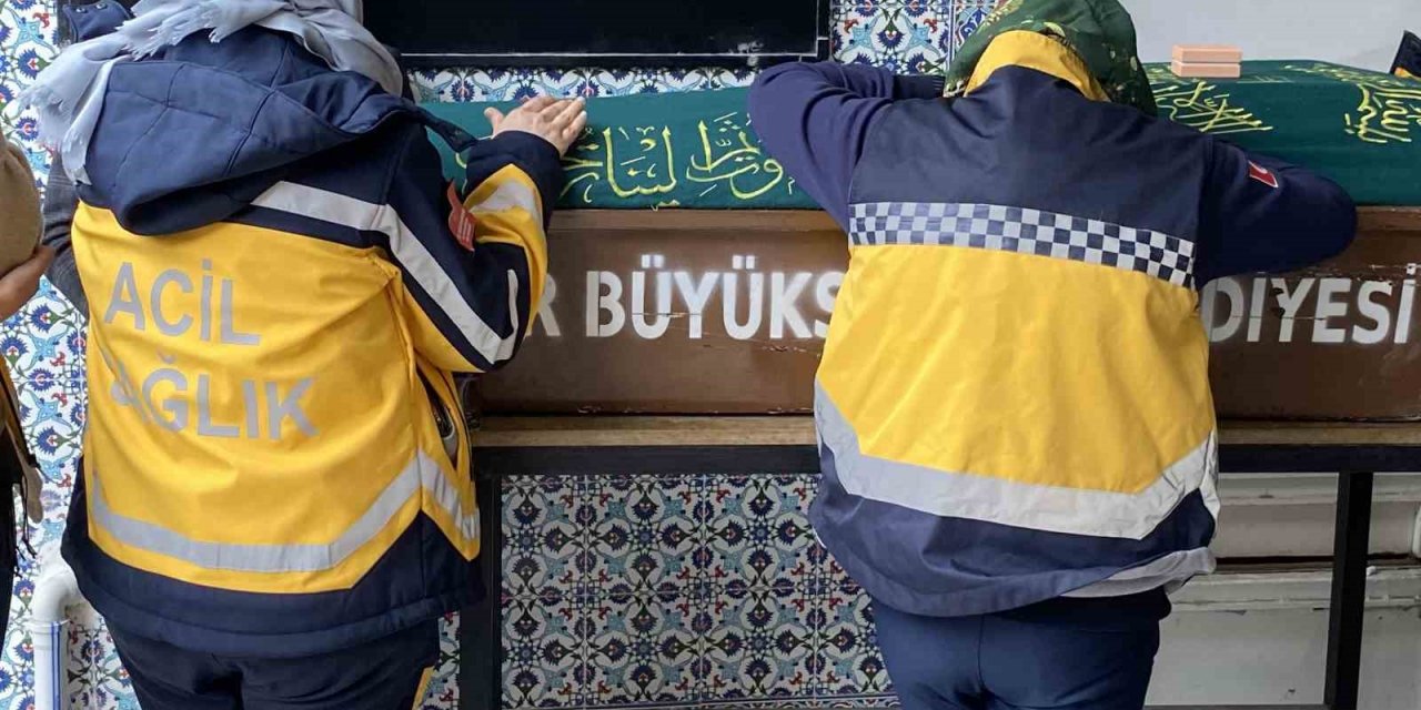 Kazada hayatını kaybeden sağlık çalışanı son yolculuğuna uğurlandı
