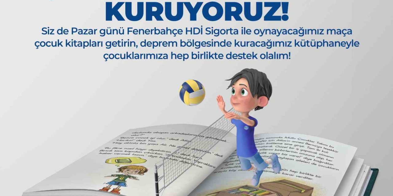 Arkas Spor’dan deprem bölgesindeki çocuklara kitap yardımı
