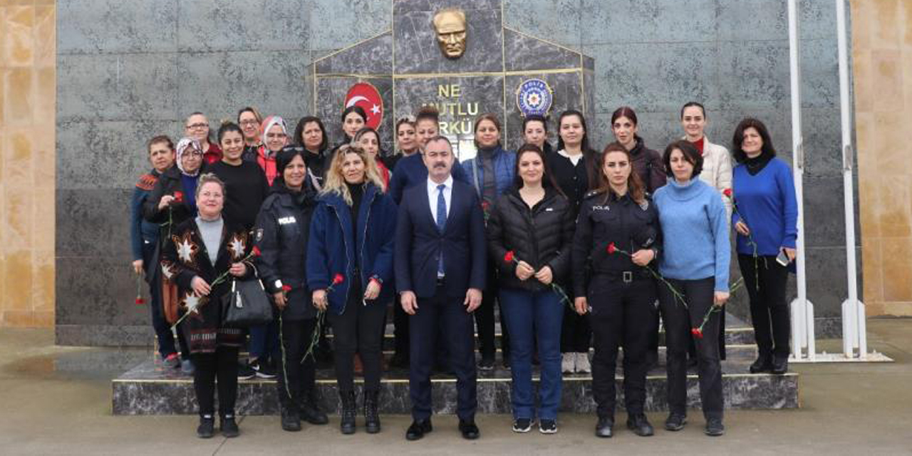 Nazilli’de kadın polislerin günü kutlandı