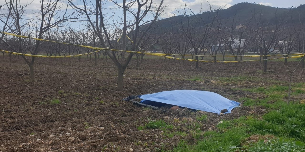 Tarlada erkek cesedi bulundu