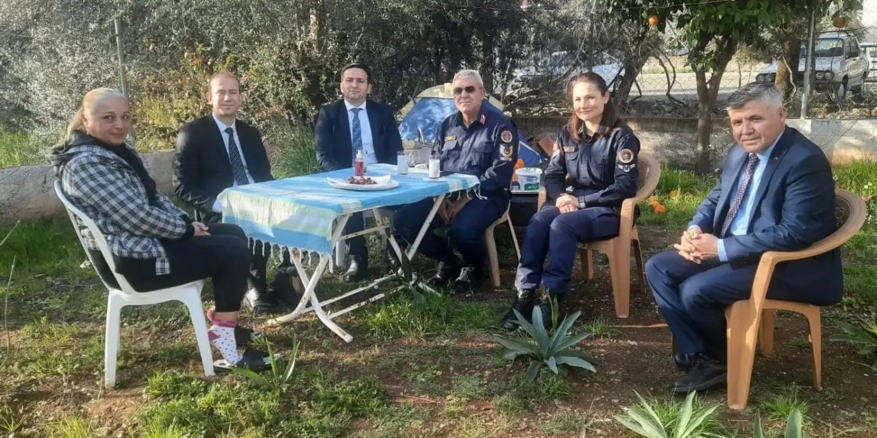 Köyceğiz’de şehit ailelerine vefa ziyareti