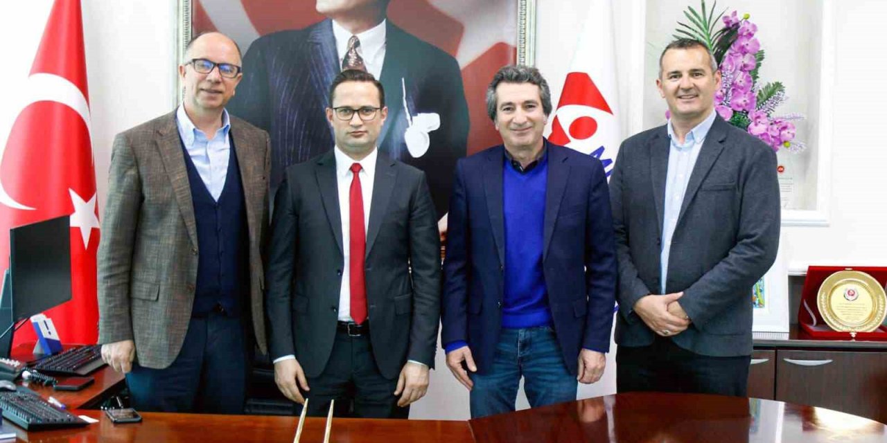 Mermercilerden Asliye Ticaret Mahkemesi ve Vergi Dairesi Başkanına ziyaret