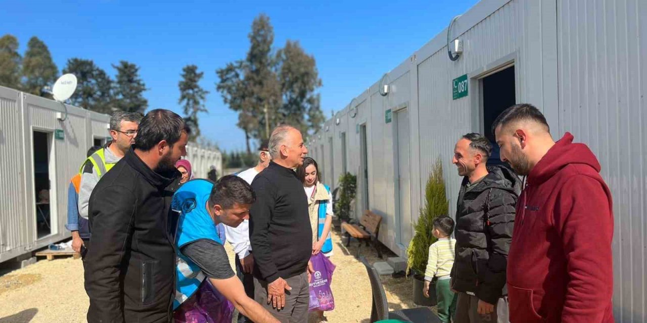 Başkan Zolan dördüncü kez deprem bölgesinde