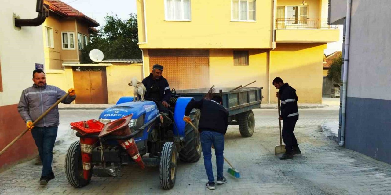 Germencik’te bahar temizliği mesaisi