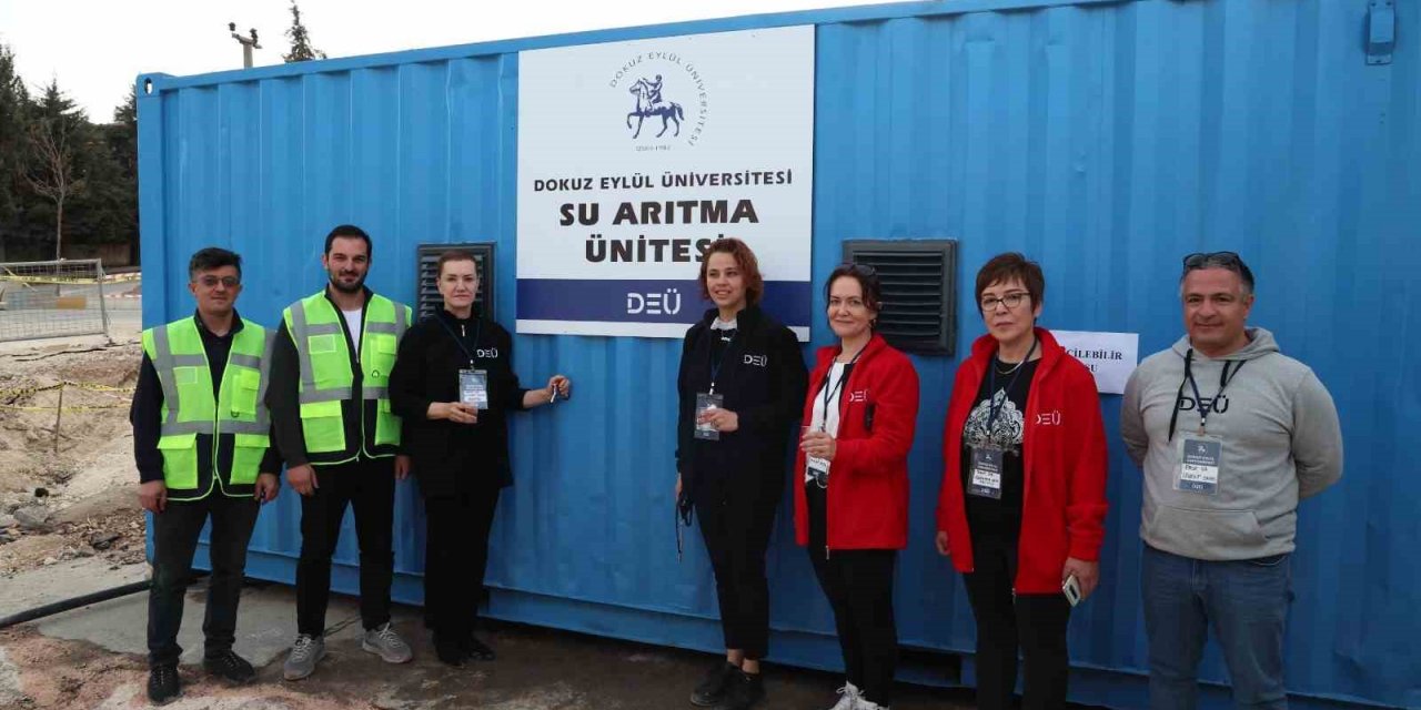 DEÜ’den Adıyaman’a ’Mobil İçme Suyu Arıtma Tesisi’ desteği