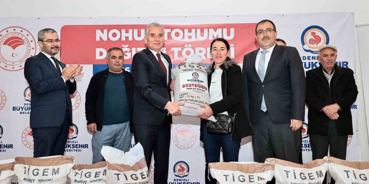 17 ilçede 700 üreticiye 94 ton nohut tohumu dağıtılacak