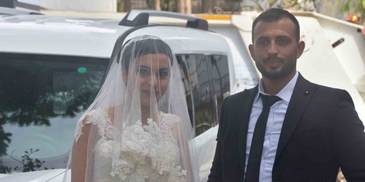 Depremzede çift Bodrum’da dünya evine girdi