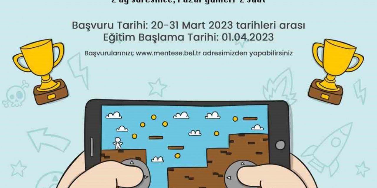 Menteşe’de lise öğrencilerine yönelik mobil oyun geliştirme eğitimi başlıyor