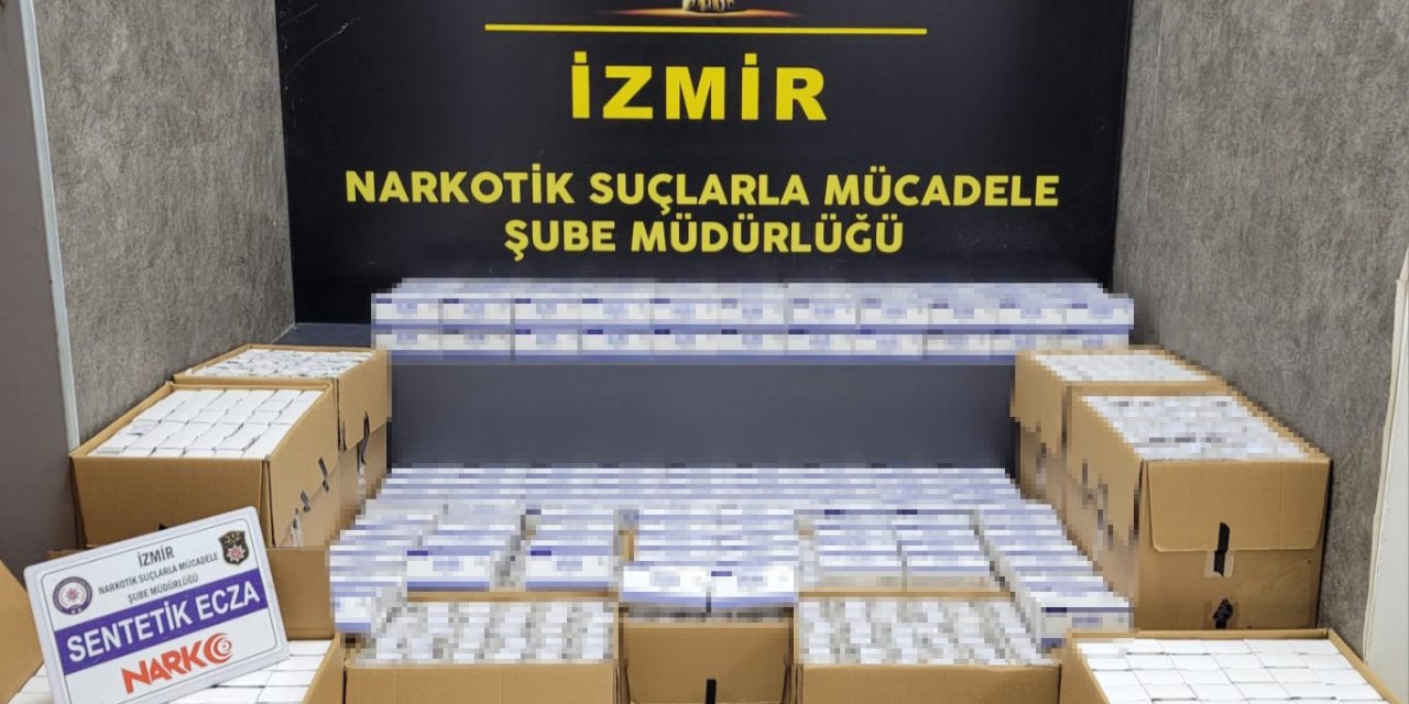 Sentetik ecza sevkiyatı polise takıldı