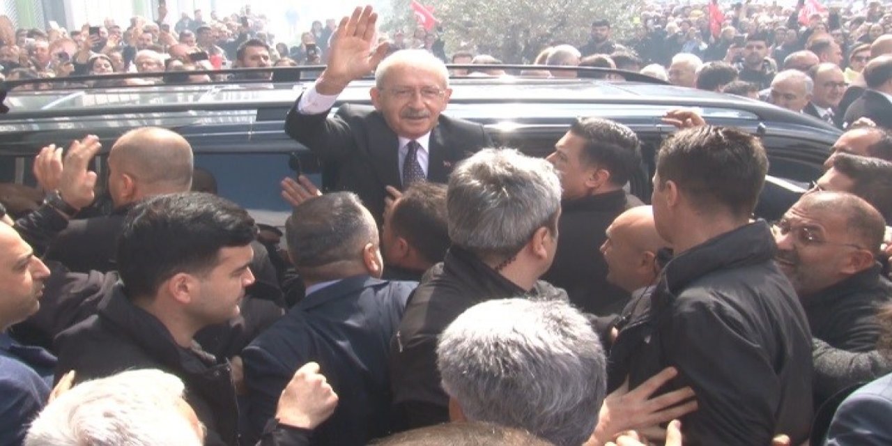 Kılıçdaroğlu’na miting gibi karşılama