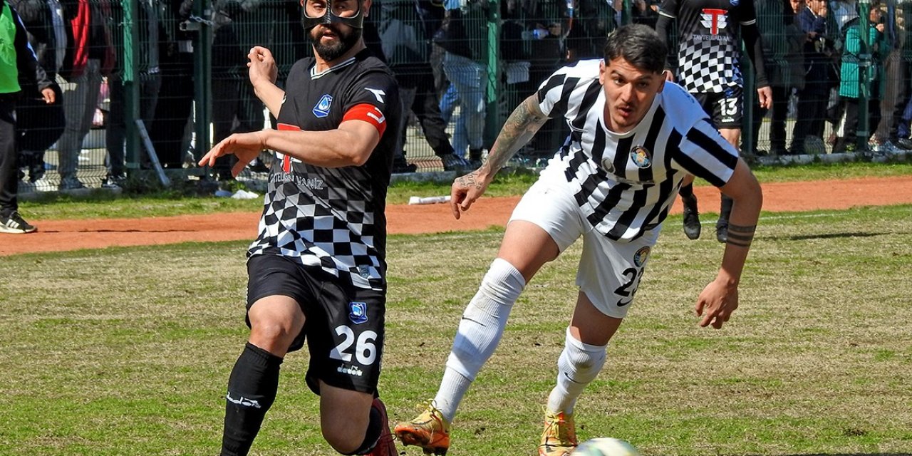 Çeşme Belediyespor zorlu maçta 1-1 berabere kaldı