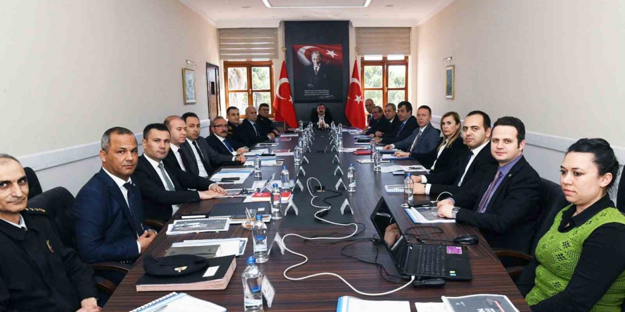 Muğla il seçim güvenliği toplantısı yapıldı