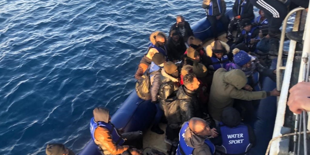 Bodrum’da 31 düzensiz göçmen kurtarıldı