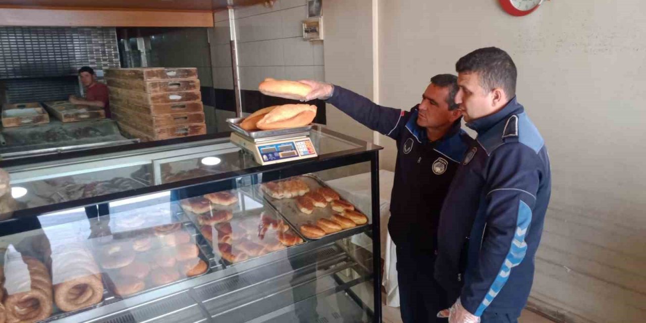 Salihli’de zabıtadan fırınlara Ramazan denetimi