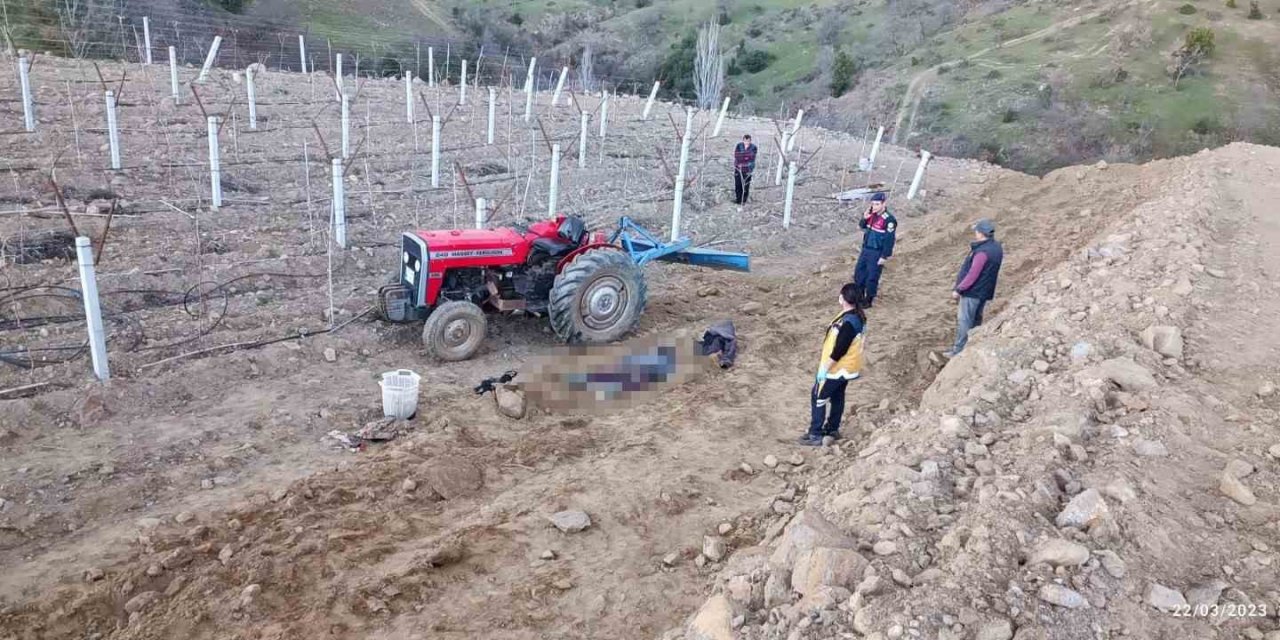 Manisa’da traktör kazası: 1 ölü