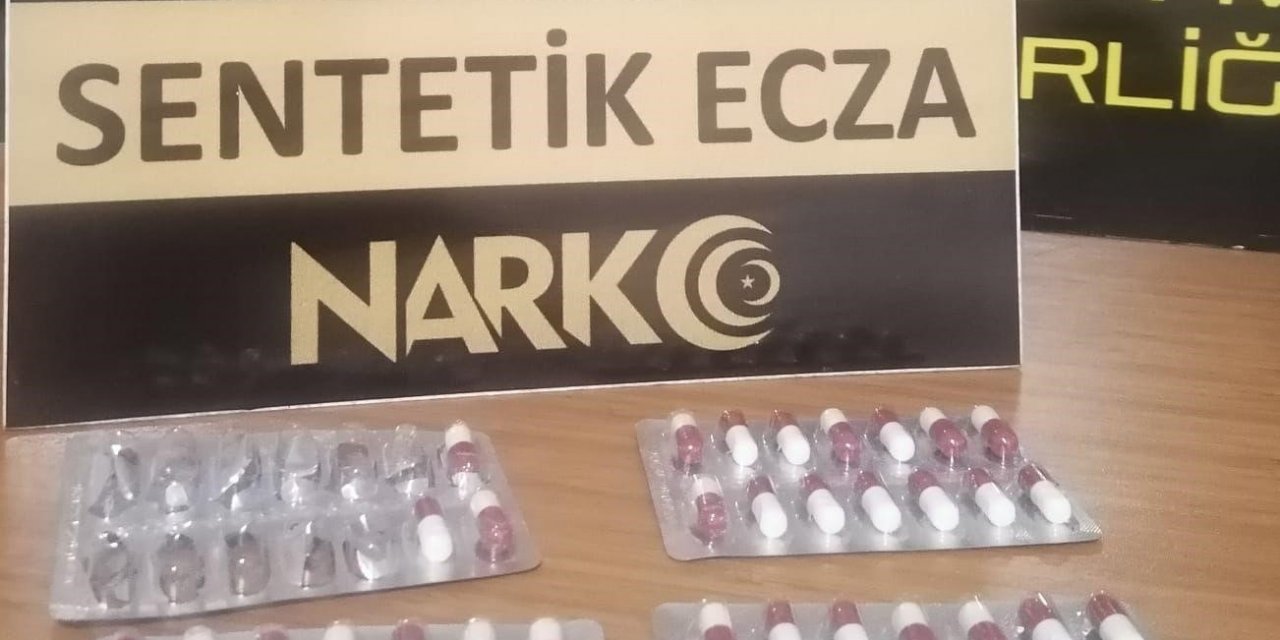 Salihli’de 50 adet sentetik uyuşturucu hap ele geçirildi