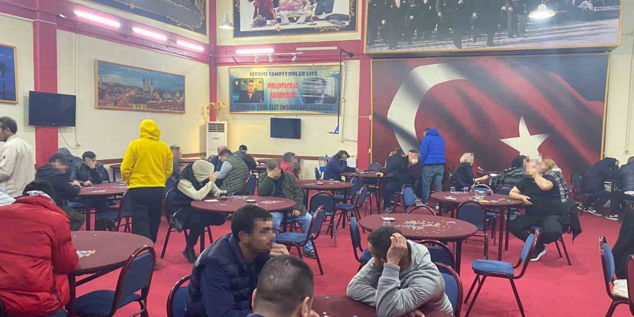 "Kolpaçino kumarhanesi"ne operasyon