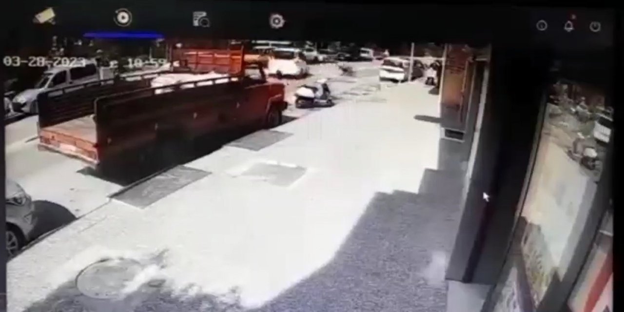 Söke’deki kazanın güvenlik kamerası görüntüleri ortaya çıktı