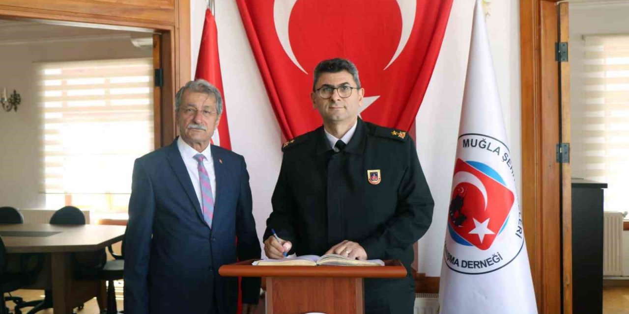 Tuğgeneral Gemalmaz’dan Muğla Şehit Aileleri Derneği’ne hayırlı olsun ziyareti