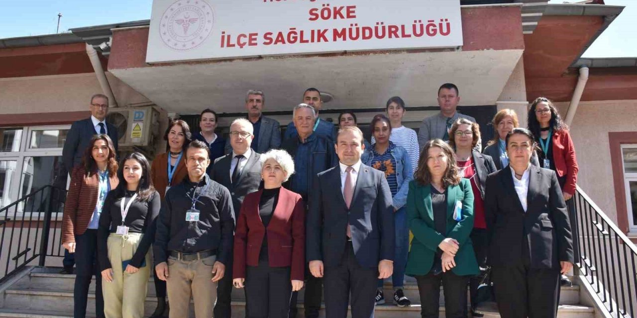 Aydın İl Sağlık Müdürü Dr. Eser Şenkul, Söke’de sağlık kurumlarını gezdi