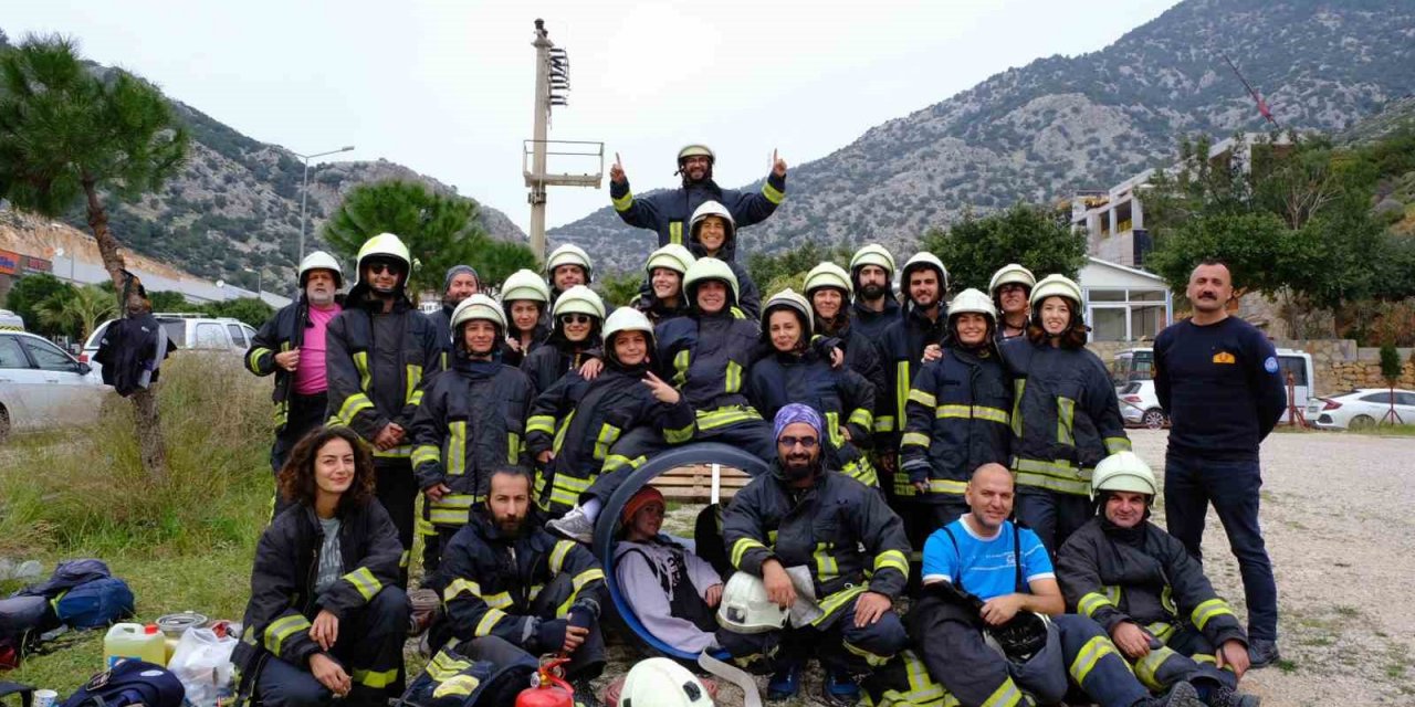 Büyükşehir’den Bodrum’da gönüllü ateş savaşçılarına eğitim