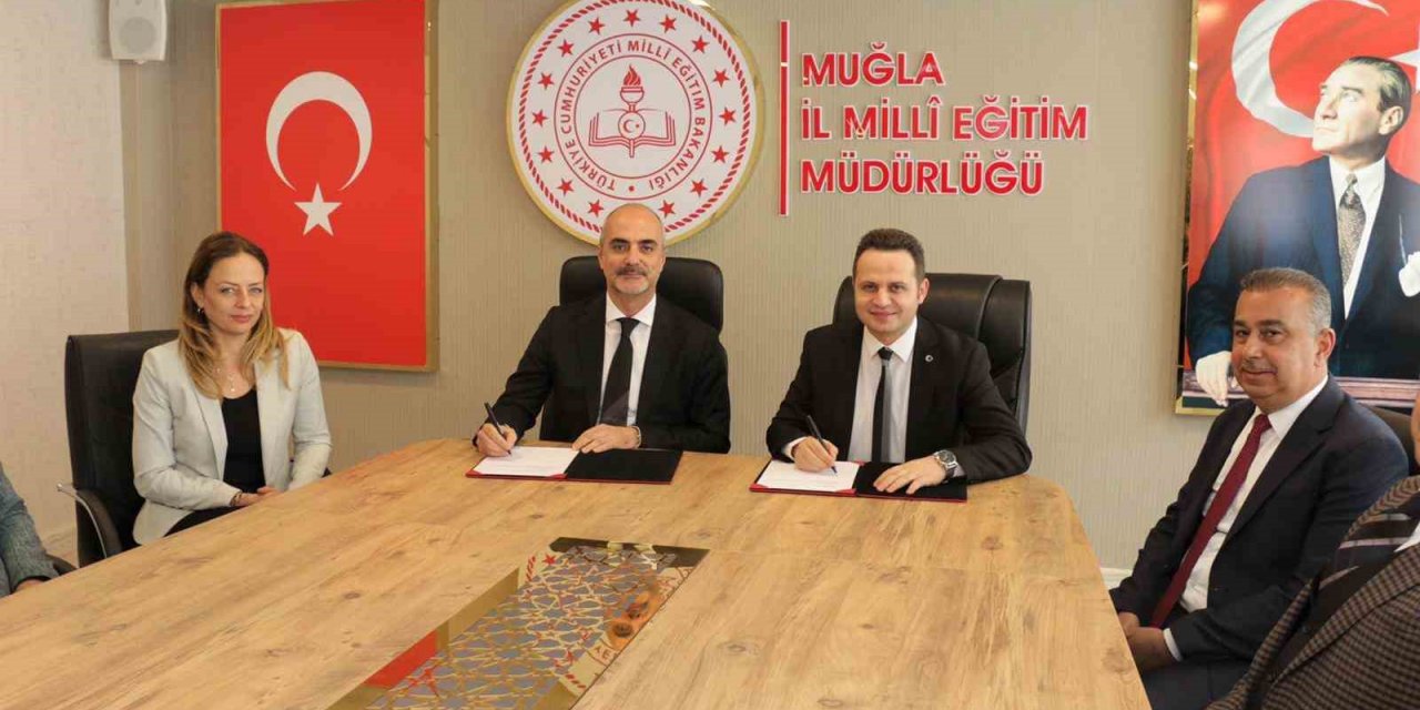 Muğla İl Milli Eğitim, YK Enerji ile mesleki eğitimde iş birliği imzalandı