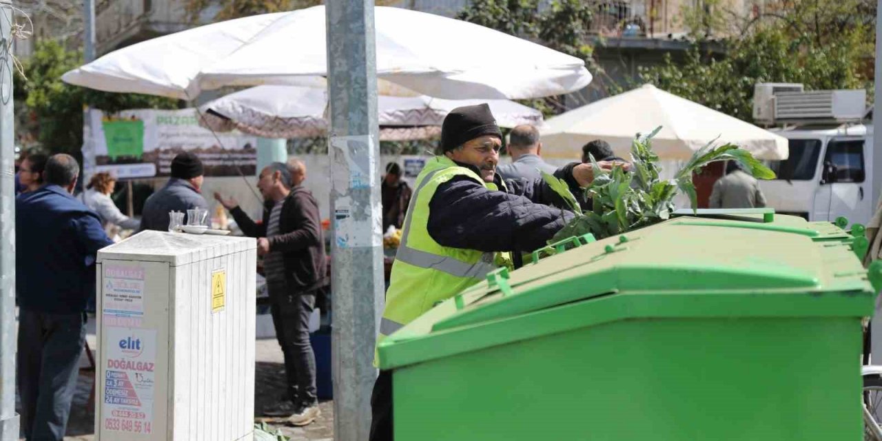 Selçuk’ta pazar atıkları kompost gübreye dönüştürülecek