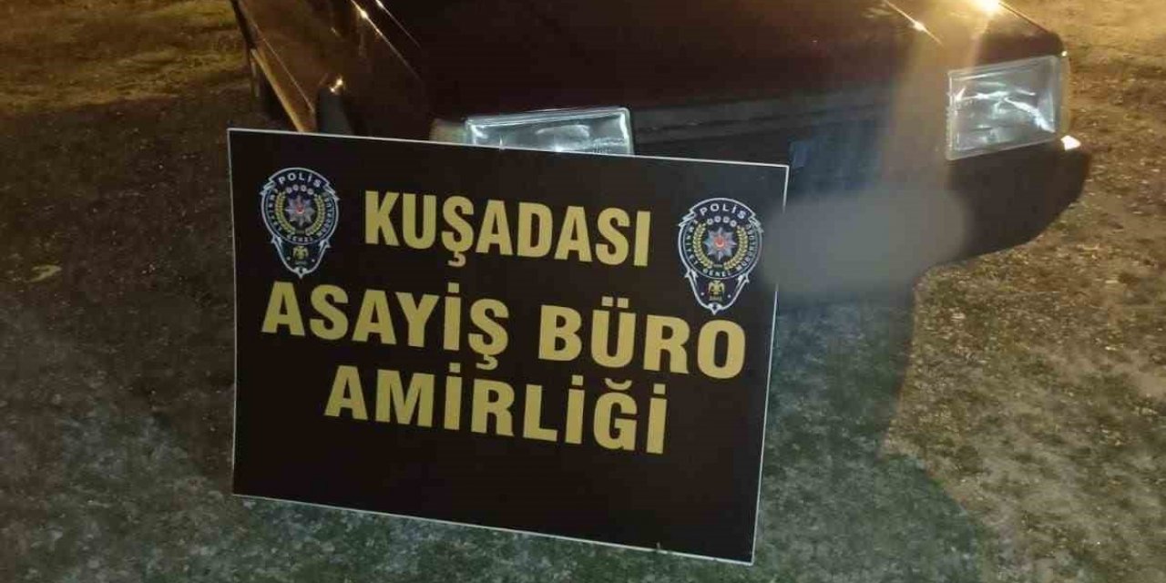 Çalınan otomobil asayiş ekipleri tarafından bulundu