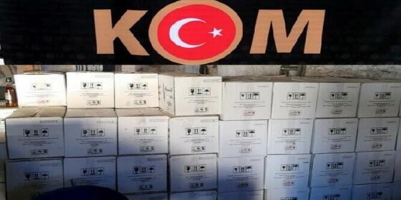 Muğla’da 7 bin 880 şişe sahte içki ele geçirildi