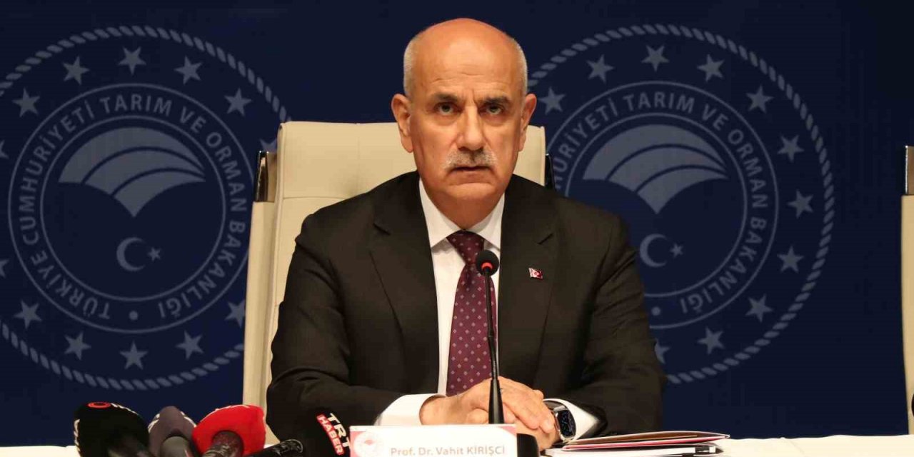 Bakan Kirişci: “Suyu ve toprağı idareli kullanmalıyız”