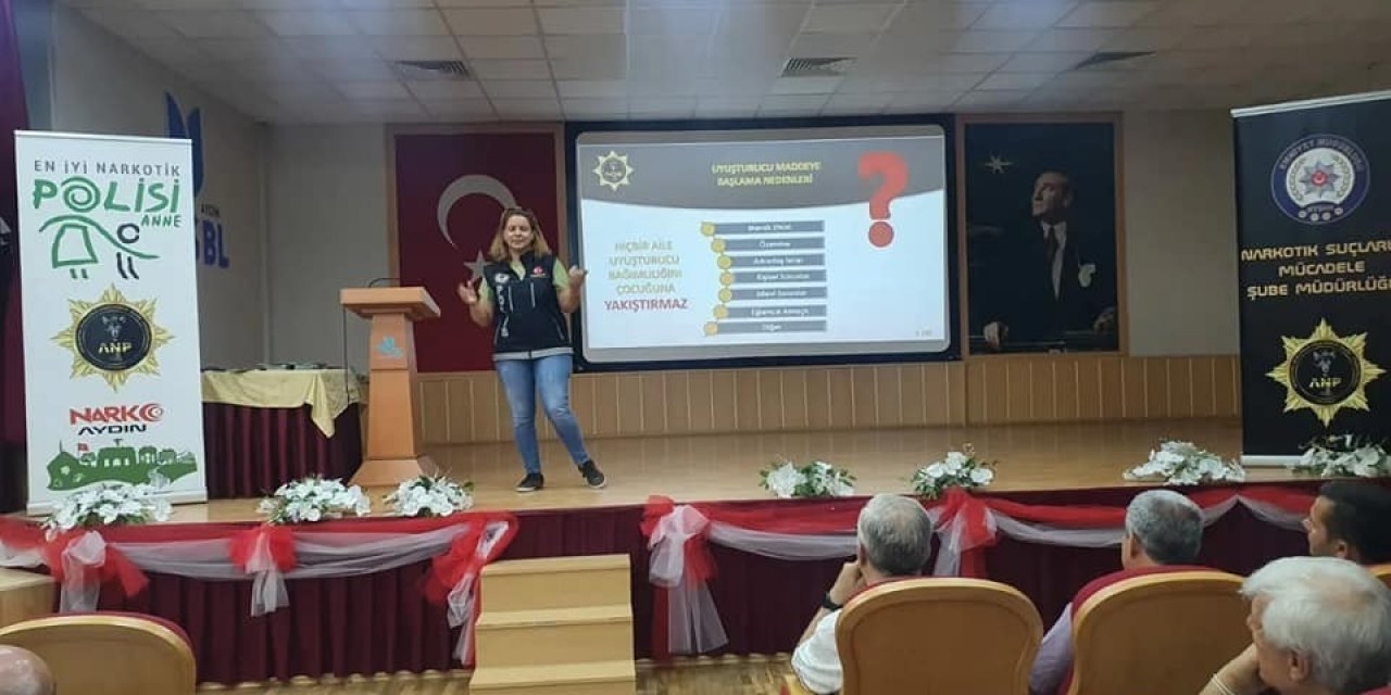 Aydın’da 3 ayda 21 bin 120 kişiye uyuşturucunun zararlarını anlatıldı