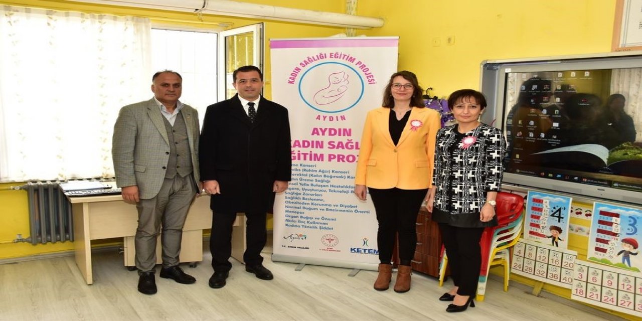 Aydın’da kadınlar ’Kadın Sağlığı Eğitim Projesi’ çerçevesinde bilgilendirildi