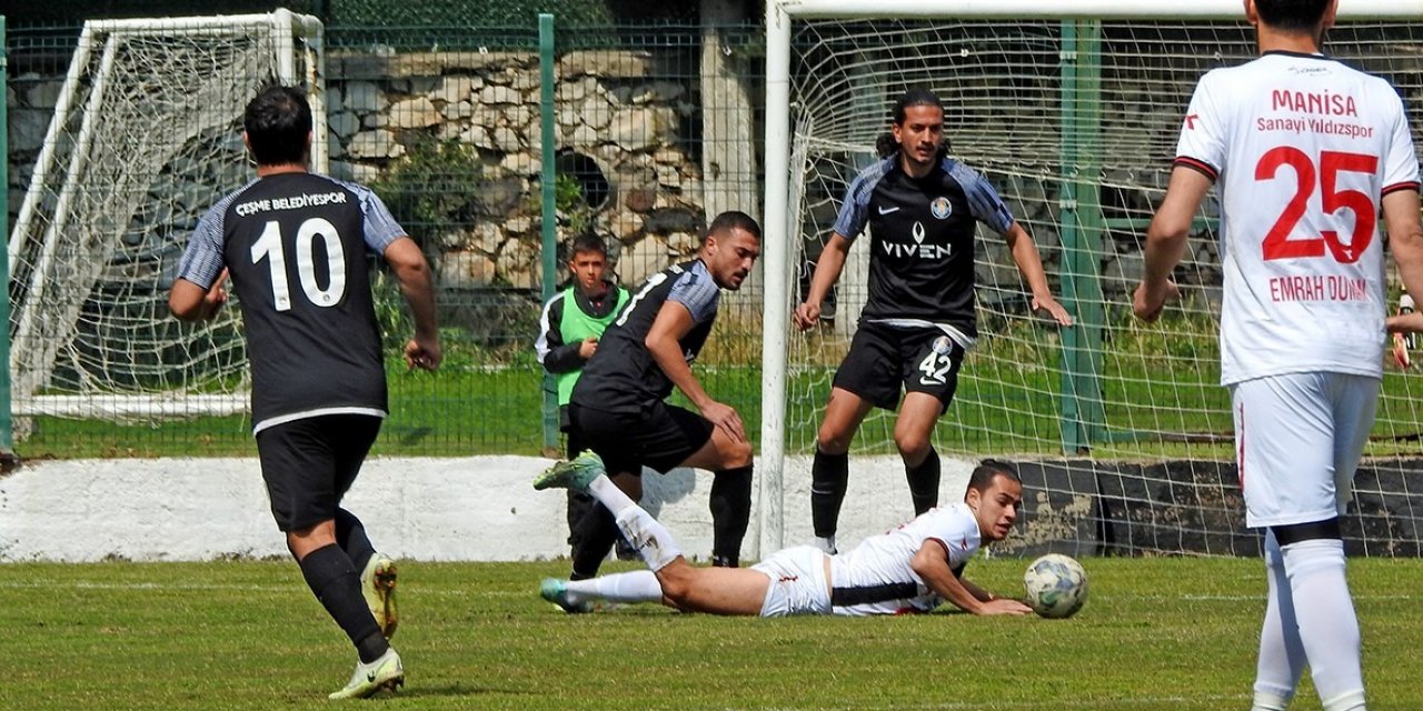 Çeşme Belediyespor sahasında 3-2 mağlup oldu