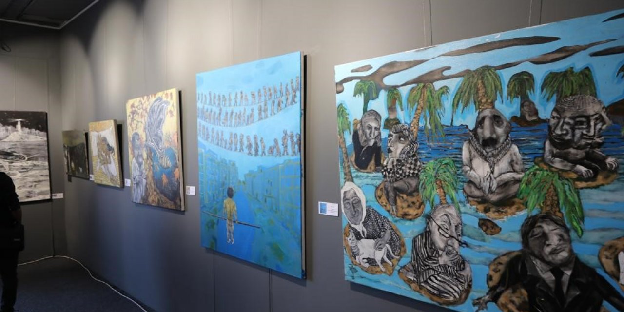 “Dört Sanatçı Dört İzlenim” sergisi açıldı