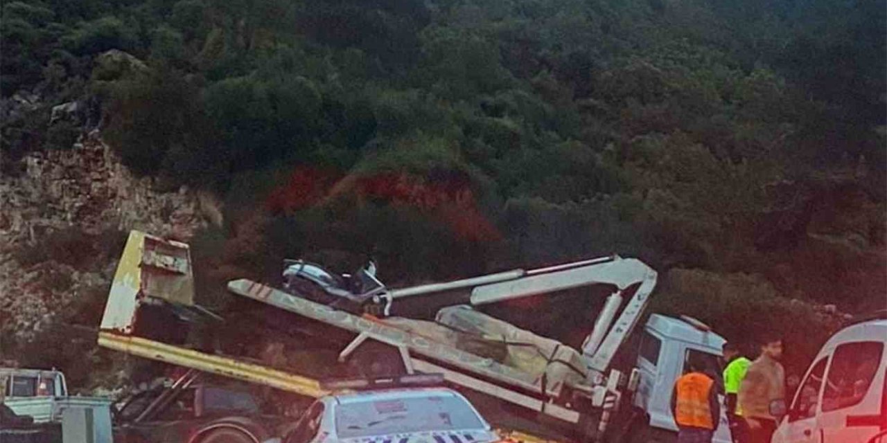 Özel kurtarıcı kaza yaptı