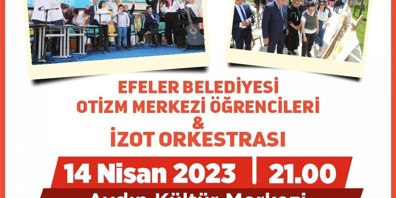 Efeler’in otizmli öğrencileri ve İZOT’dan anlamlı etkinlik