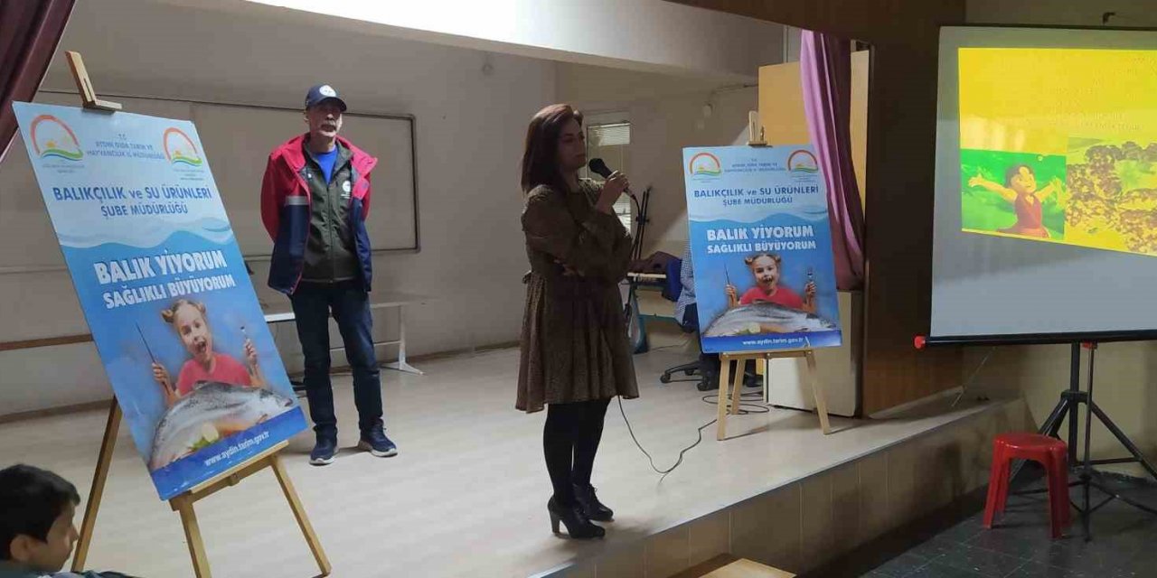 Aydın’da öğrencilere su ürünleri eğitimi verildi