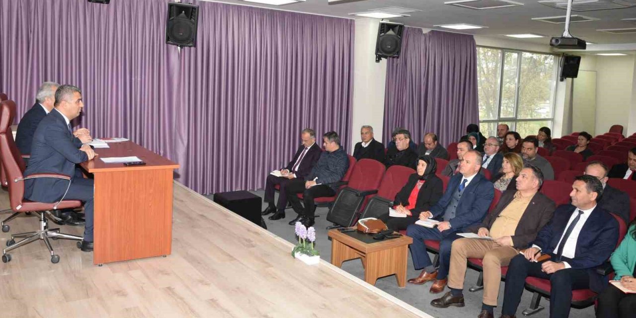 Döner sermayesi bulunan okulların değerlendirilmesi yapıldı