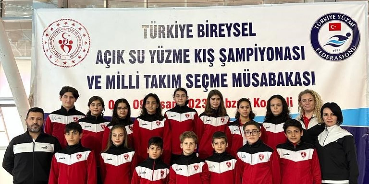 Büyükşehir yüzme takımı başarılarına bir yenisini daha ekledi