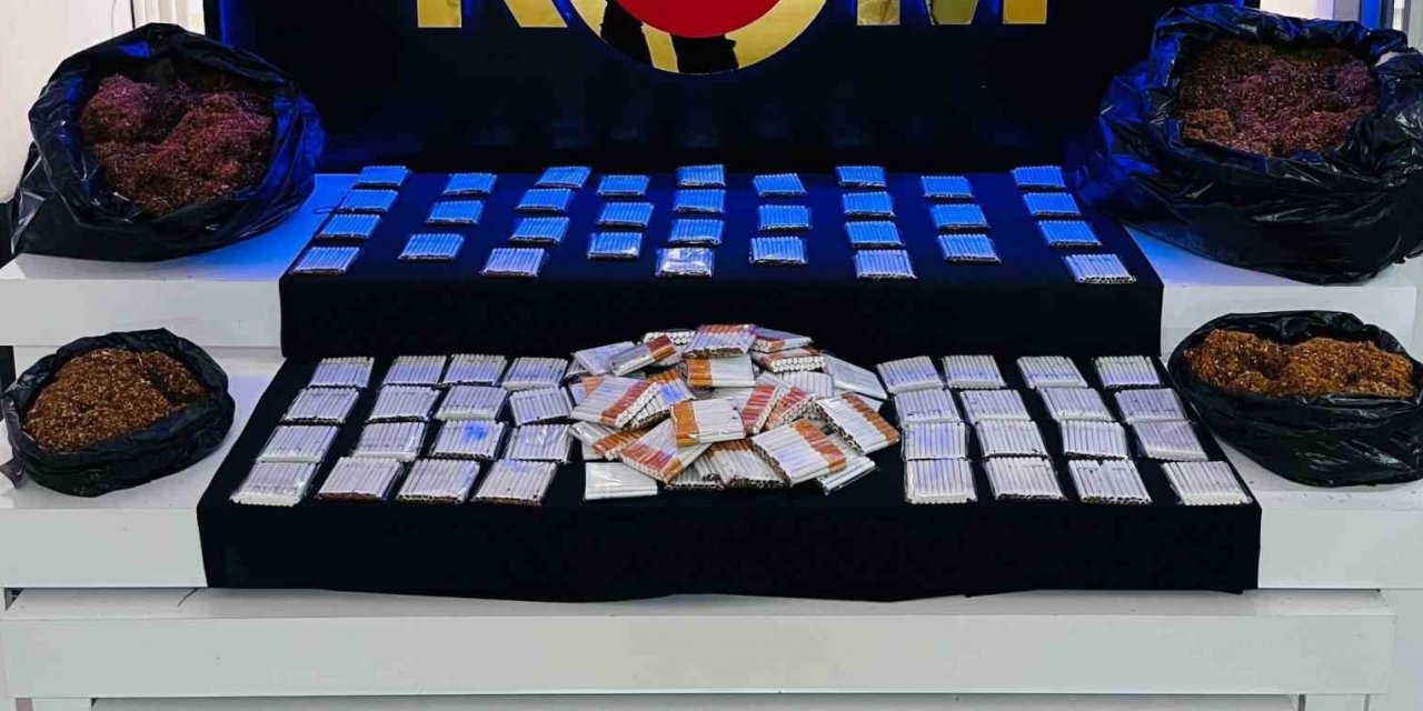 Kaçakçılık operasyonunda çok sayıda malzeme ele geçirildi