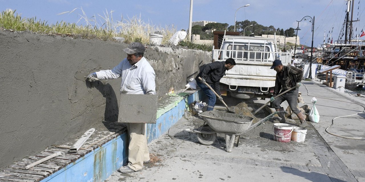 Tarihi Güvercinada Kalesi’nde turizm sezonuna hazırlık