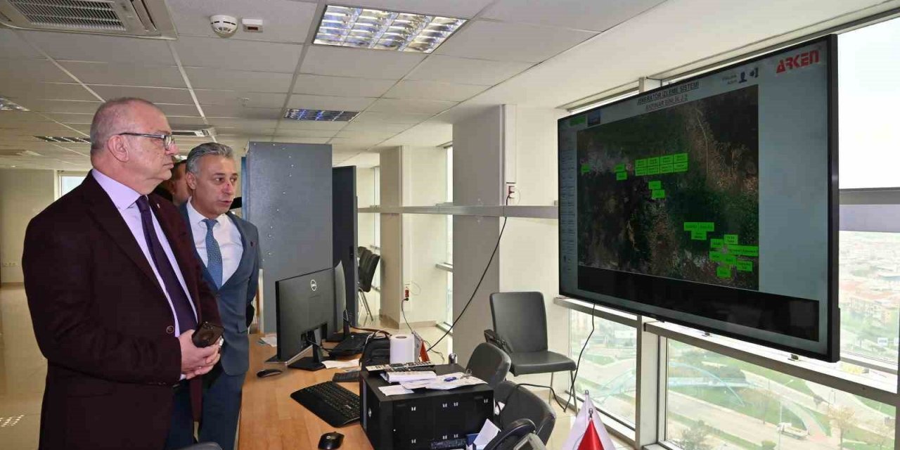 Başkan Ergün, SCADA sistemini inceledi