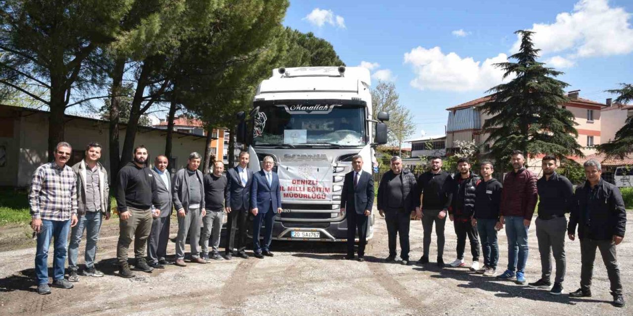 Denizli’nin depremin yıktığı Hatay’a yardımları sürüyor