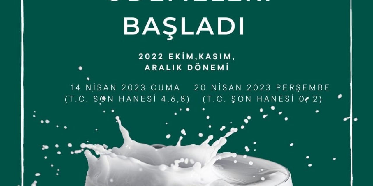 Aydın’da çiğ süt destekleme ödemeleri başladı