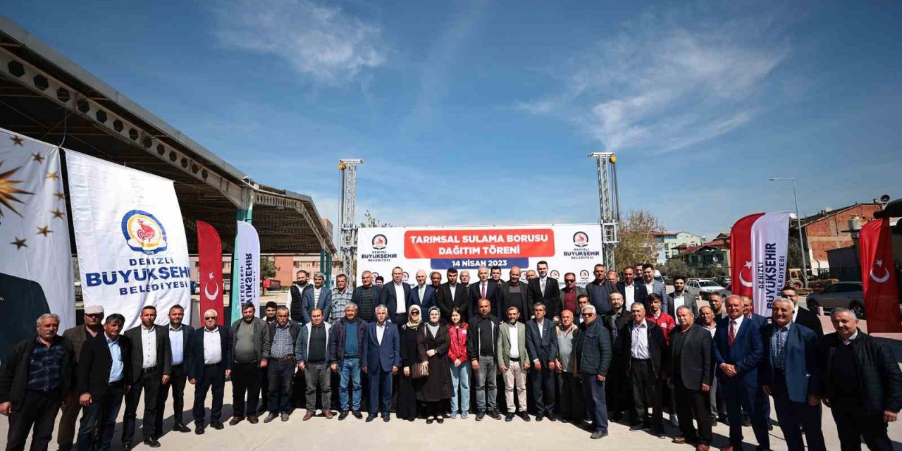 Denizli Büyükşehirden tarımsal sulamaya büyük destek