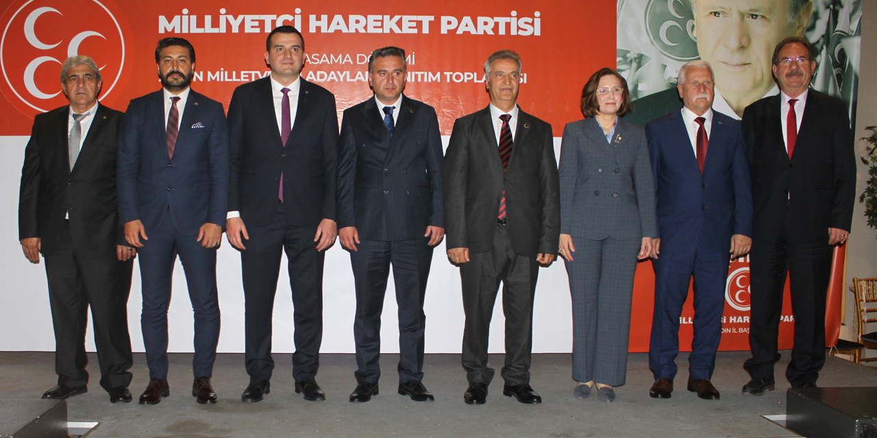 MHP Aydın milletvekili adayları tanıtıldı