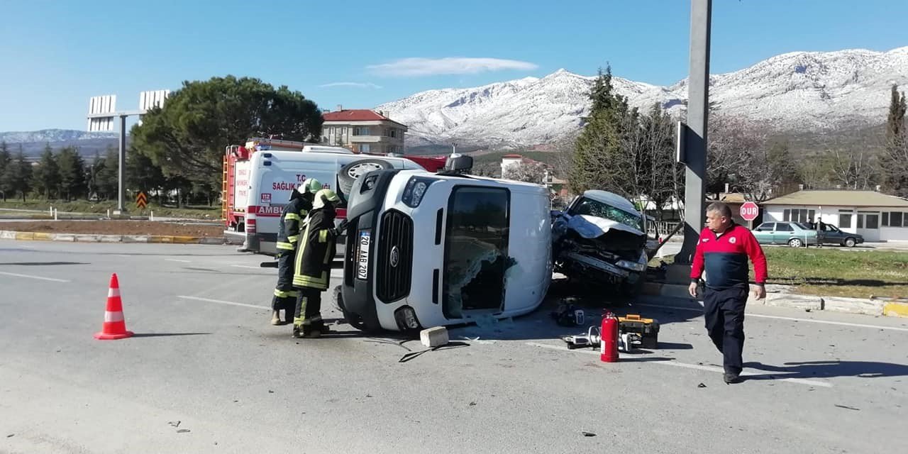 Denizli’de son 1 haftada 139 trafik kazası meydana geldi