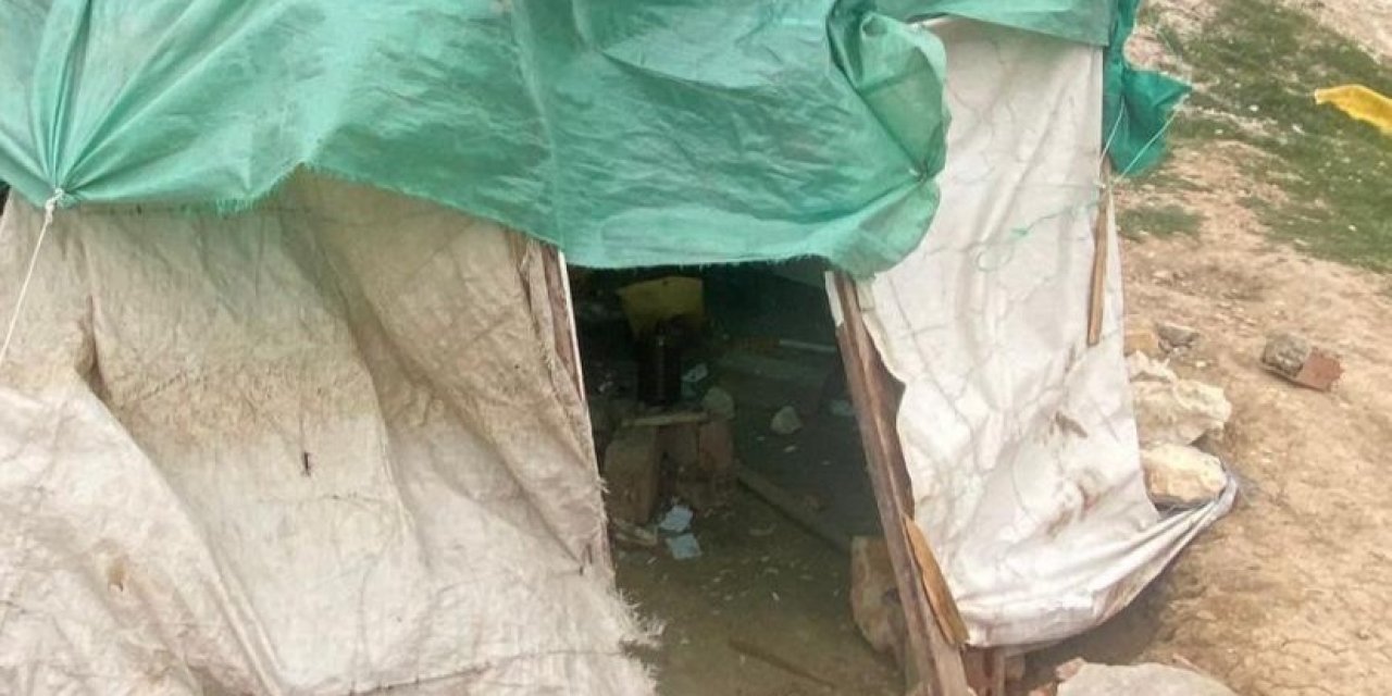 Çadırda uyuşturucu satan torbacıya operasyon